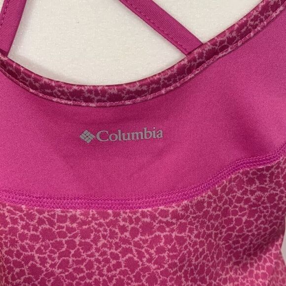 Columbia Pink Leopard Print Tank Top - Picture 6 of 7